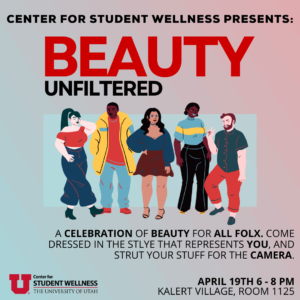 beauty unfiltered event flyer