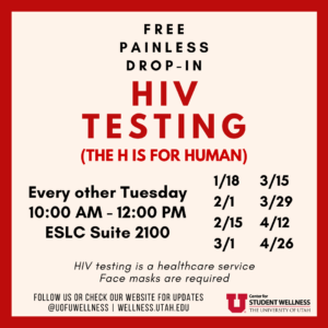 drop in hiv testing flyer