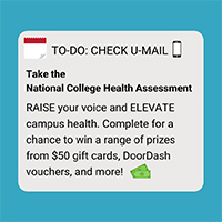 Take the national college health assessment