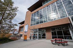 exterior of the west entrance union building