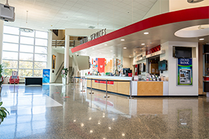 interior of union services desk