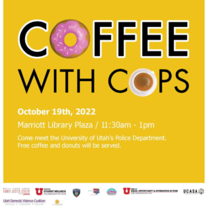 coffee with cops event flyer