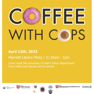 coffee with cops event flyer
